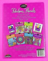 Cra-Z-Art Timeless Creations Coloring Book Kids Adults Florals Relax Creative