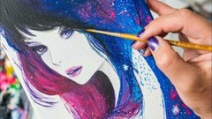 100ml Acrylic Paint Tubes Student Artist Quality Ass. Colours Glitter Art Paints
