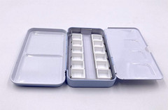 Travel Artist Empty Watercolor Tins Box Palette Paint Case,Small Colorful Tin wi