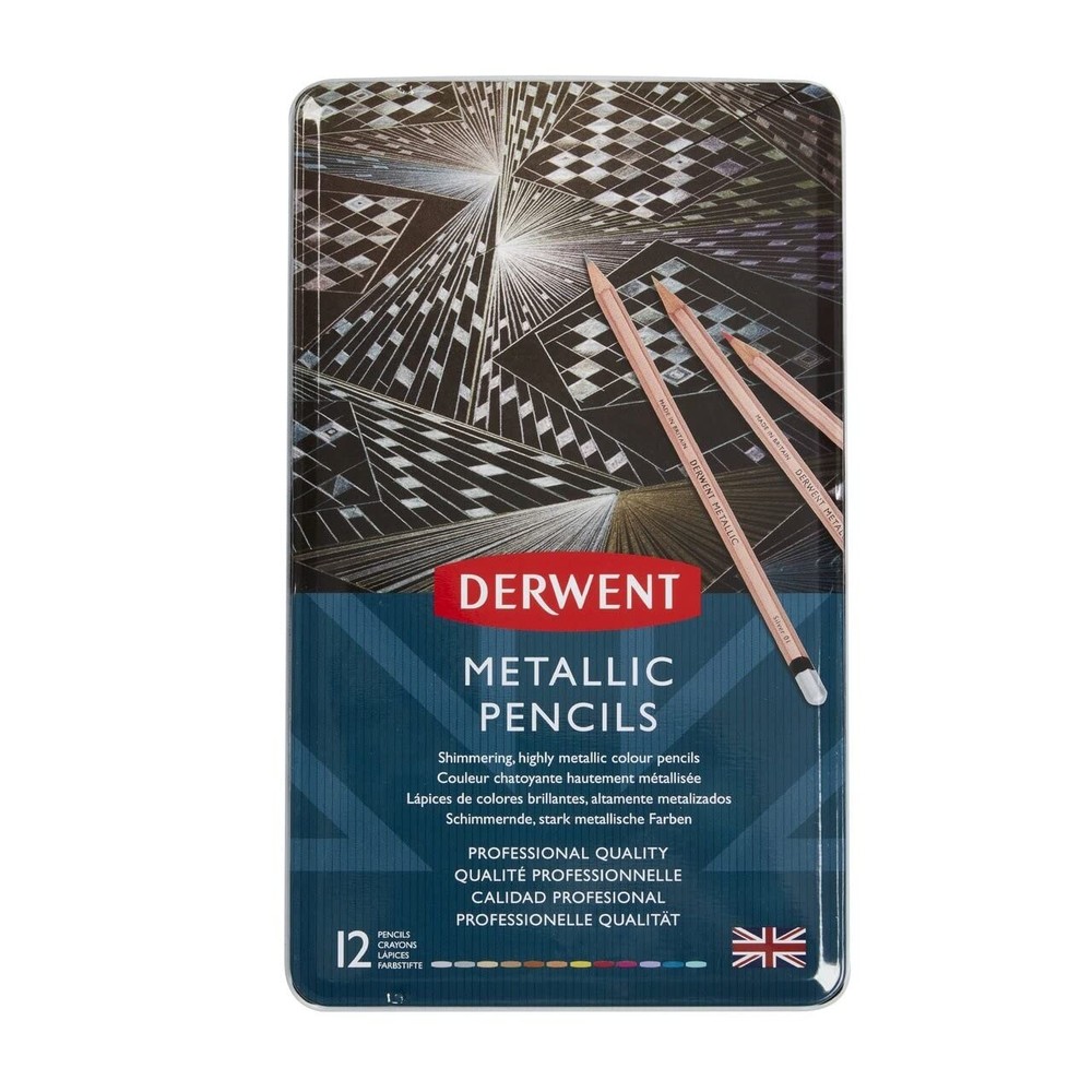 Metallic Pencil Tin of 12 (2305599)
