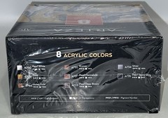 Arteza Acrylic Paint, Set of 8 Metallic Colors 4.06oz Tubes – New