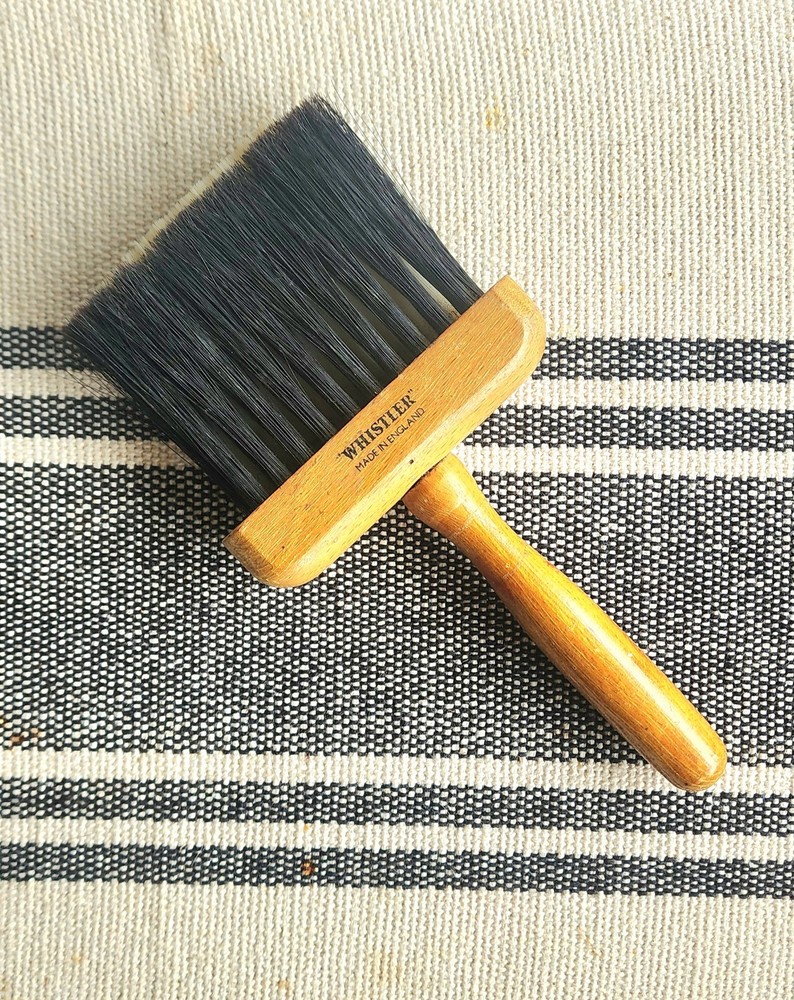 Vintage Whistler Brush Badger Hair Faux Finishes Dusting Brush New Old Stock
