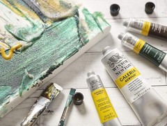 Acrylic Paint Tube Titanium White Satin 6.75oz Waterproof Fast-Drying