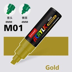 Acrylic Marker Pens Large Capacity 8mm 15mm Wide Line 15 Colors Poster Drawing