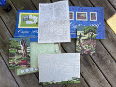 VINTAGE 1958 CRAFTINT BIG 3 SET PAINT- BY-NUMBER SET-Finished & Partial Prints