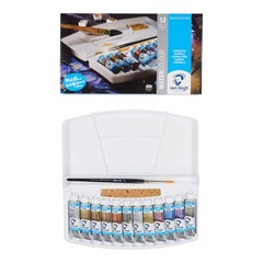 Watercolor Paint Set, Plastic Pocketbox, 12x10ml Specialty Metallic & Interfe…