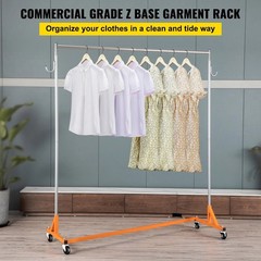 Z Rack, Industrial Grade Z Base Garment Rack, Rolling Z Garment Rack, Sturdy
