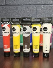 Assorted Acrylic Paints Partially Used Lot 35 Please Read Description