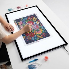 A1 Extra Large LED Light Pad (34.6″x23.6″) – Upgraded Durable Tracing Light B…