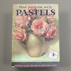 Vintage Art Books Watercolor Acrylic Pastel Flowers How To Lot Of 5