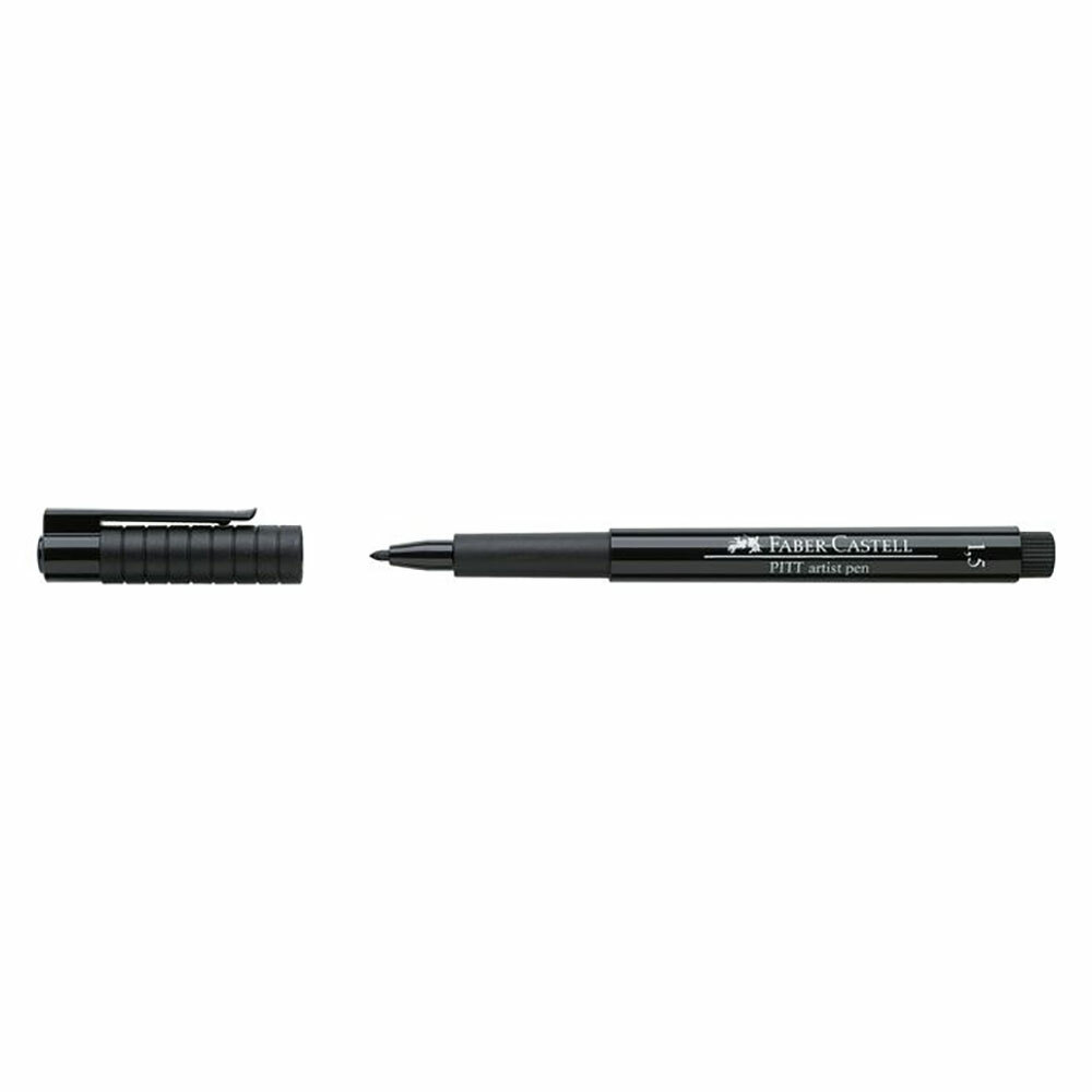 Faber Castell PITT Artist Pens 1.5mm Bullet Nib in Black or White