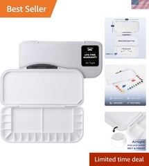 Airtight 18-Well Watercolor Palette – Perfect for Artists & Students
