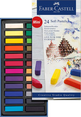 Creative Studio Soft Pastel Mini Sticks (1.25”) – 24 Vivid Colors