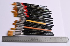 Loew – Cornell Paintbrush Lot of 22 – See All Pics
