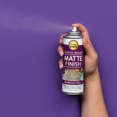 Durable Clear Acrylic Sealer Spray, 6oz – Matte Finish Ideal for Crafts