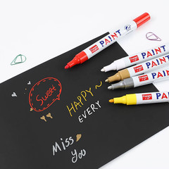 Car Paint Pen Waterproof Car Wheel Tire Oily Painting Mark Pen Auto Rubber Tyre
