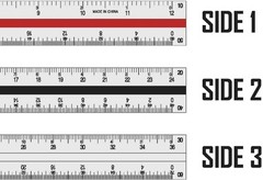 Triangular Engineering Scale Aluminum Ruler Engineer Ruler,