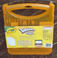Crayola 25 Twistables Colored Pencils & 40 Papers Set with Case – Item #04-5225