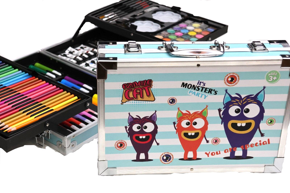 150pc Art Drawing Set Kit For Kids Childrens Teens Adults Supplies Paint Pencil