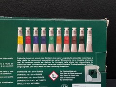Winsor & Newton Winton Oil Colors Basic Paint Tube Set Assorted Colors 10 PCS