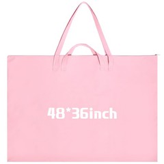 Abbylike 1 Pcs 48 x 36 Inch Art Portfolio Bag Large Size 48 x 36 Inch, Pink