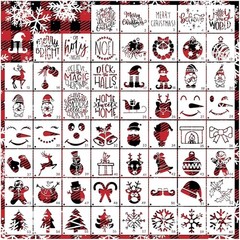 Mini Reusable Stencils for Painting on Wood, 3 Inch, Reusable Stencils for Paint