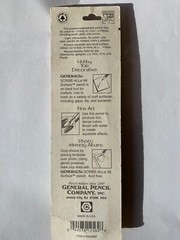General’s Pencil-Scribe-All All Surface BLACK- WHITE Pencils NOS