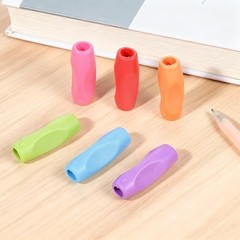 12PCS 3 Concaves Silicone Grippers for Pencil Pen, Ergonomic Comfort Style2