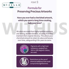 Mijello Mission Tourmaline Two Tone Granulation Watercolor Set of 34 MGC-8034