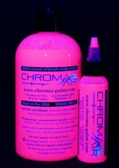ChromaAir airbrush ready water-based paint. Acrylic-urethane. Fluorescent Pink