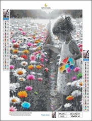 Painting Flowers DIY Full Round Drill 30x40cm Diamond Painting