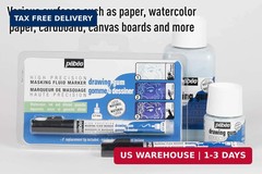 Pebeo Easy Peel Liquid Latex Masking Fluid – Drawing Gum – Dries Quickly – For I