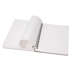 Amazon Basics Sketch Pad for Artists, 67 lb. / 100 gsm, 100 5.5×8.5, White