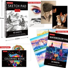 Soucolor Art Supplies, 76 Pack Drawing Set Sketching Kit, Gifts Box for Artis…