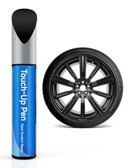 Wheel Rims Touch Up Paint Compatible with BMW Wheel – Matt Black/Matte Black