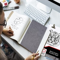 120 Sheets Carbon Paper for Tracing – Durable Smudge-Resistant Graphite Transfer