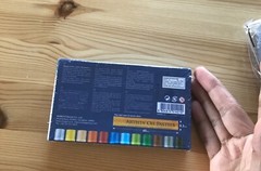 [MUNGYO] Gallery Artists Soft Oil Pastel 12 Assorted Color Paper Box Set