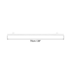 PVC Poster Hanger Rail Strip 70cm/28inch with Clips, 4 Set
