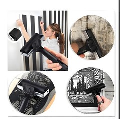 2 Pack Brayer Rollers, Professional Rubber Art Rollers with Comfortable BLACK