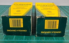 Vintage Crayola 48 Crayons Lot Of 2 Different Brilliant Colors USA Binney Smith