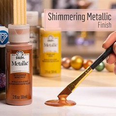 Metallic Acrylic Paint 2 oz – Vibrant Silver Anniversary for Stunning Crafts