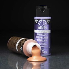 Metallic Acrylic Craft Paint Set Formulated to be Non-Toxic that is Perfect f…