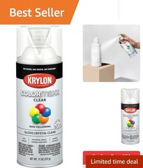 COLORmaxx 11oz Acrylic Clear Finish Spray – Glossy Interior/Exterior Application