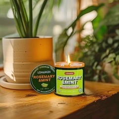 Rosemary Mint Scent Candles 9-Pack | 3oz Aromatherapy 3oz*9pack, Green