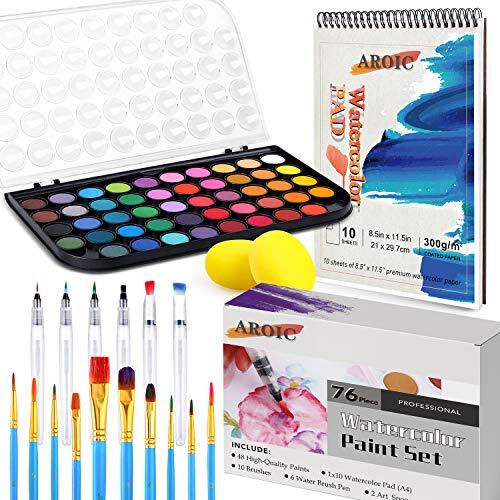 Watercolor Paint Set, 48 Color B-48 Water Color Set Style B-48 Water Color Set