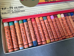 Vintage NIJI Oil Pastel 24 Colours Made in Japan and Cray-Pas Colors 25 Set