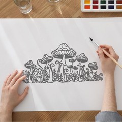 Flower Stencils for Painting, 14pcs Floral Stencils for Crafts Reusable, Draw…