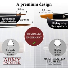Miniatures Paint Brush Set of 3 Miniature Paint Brushes – Insane Detail, Regi…