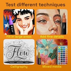 ARTISTRO Acrylic Paint Markers – Paint Pens for Drawing – For 24 Multicolor
