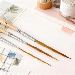 3 Pcs Rigger Liner Brushes Scroll Pinstriping Brush Fine Tip Detail Paint Brush